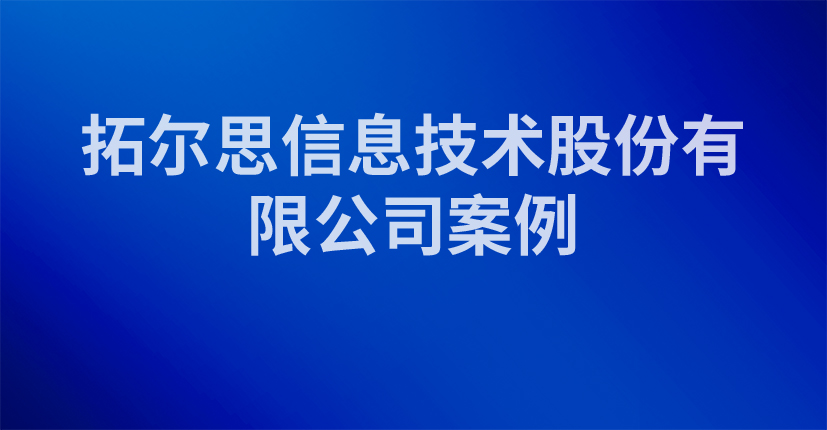 拓尔思信息技术股份有限公司案例